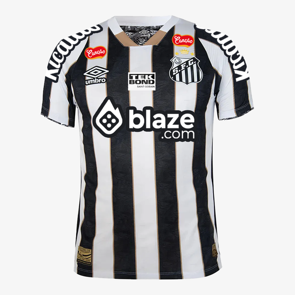 Camisa umbro Santos 2024/25 II Torcedor Com Patrocinadores